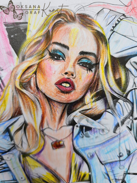 Malbuch ausmalen jeans Textur Darstellung, tutorial