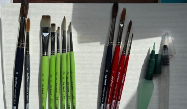 Da vinci aquarellpinsel für anfänger und profis, pinsel mit wassertank faber castell