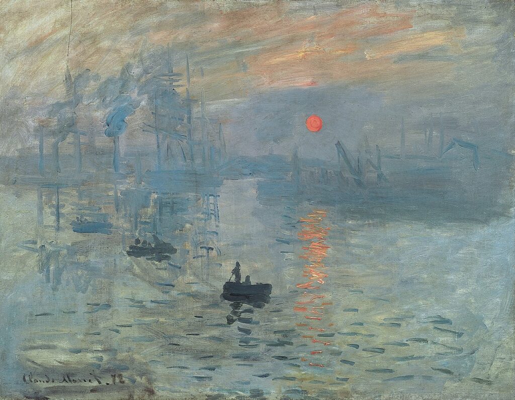 Der Künstlerblick veredelt das Gewöhnliche: Claude Monet, "Impression, Sonnenaufgang" (Impression, soleil levant
