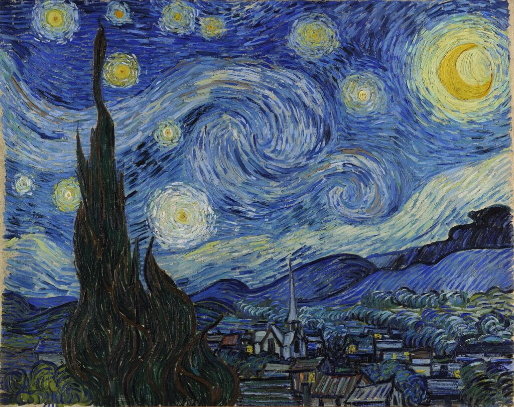 Der Künstlerblick veredelt das Gewöhnliche: Vincent van Gogh, "Sternennacht" (De sterrennacht)