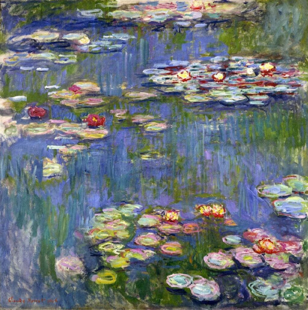 Der Künstlerblick von Claude Monet, "Seerosen" (Serie)